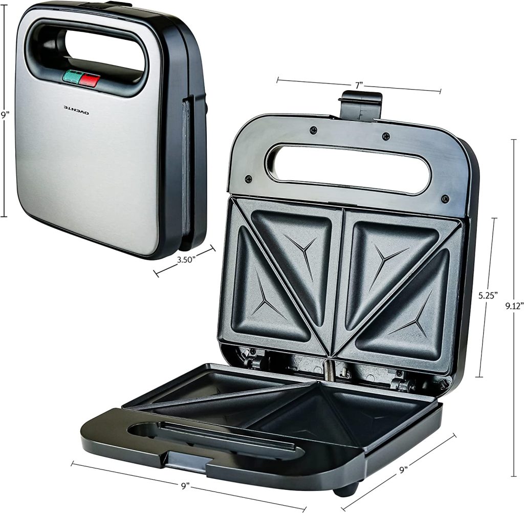 Struggling With Quick Meals? The Ovente Sandwich Maker Gives You A