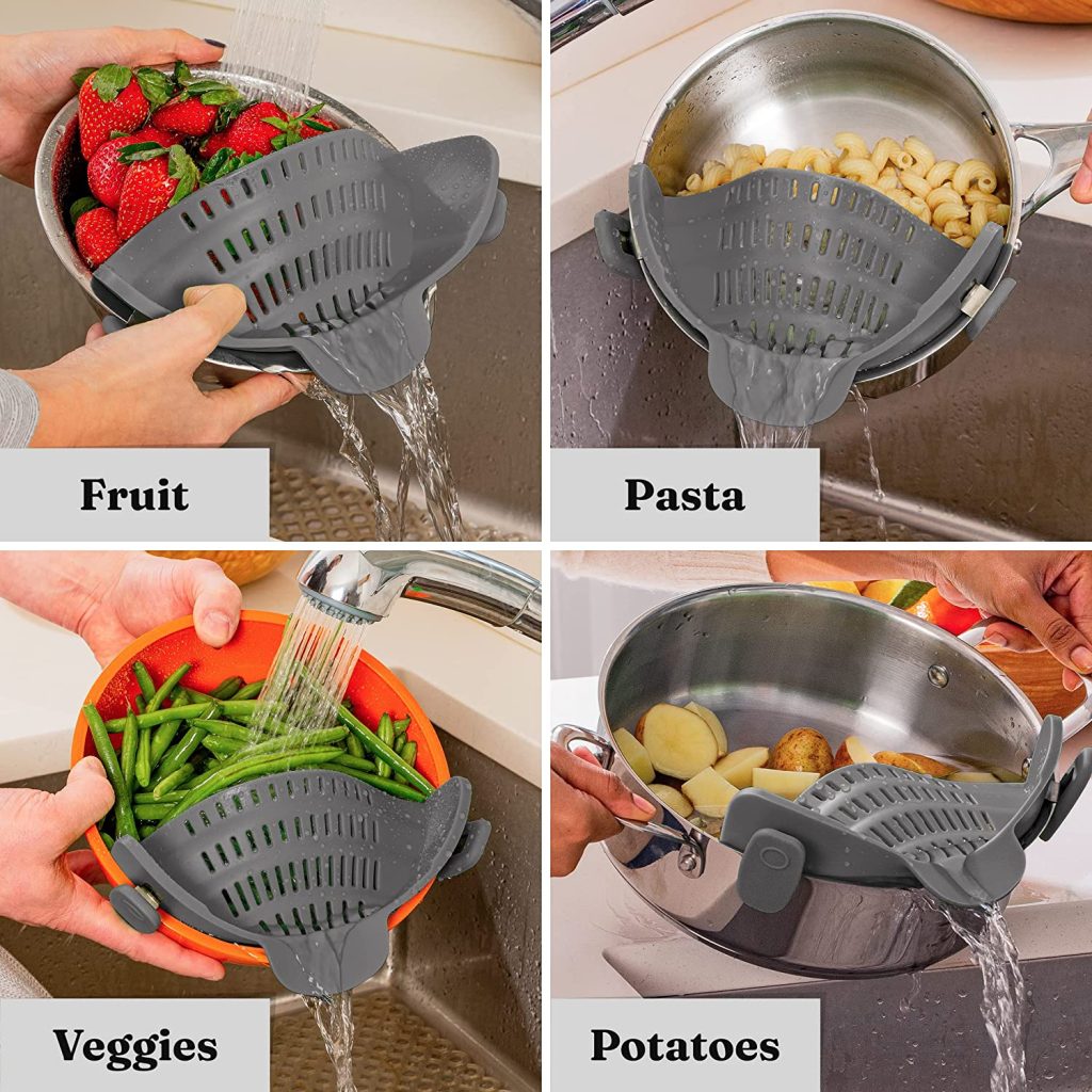 Collapsible Salad Spinner Vegetable Fruit Drainer Non-Scratch Spinning  Colander Rotate Water Drainer Basket kitchen accessories - AliExpress